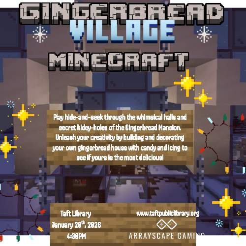 Arrayscape Gingerbread Village Flyer (500 x 500 px)