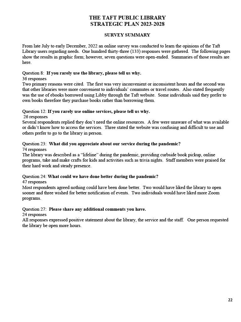 Strategic Plan Page 22